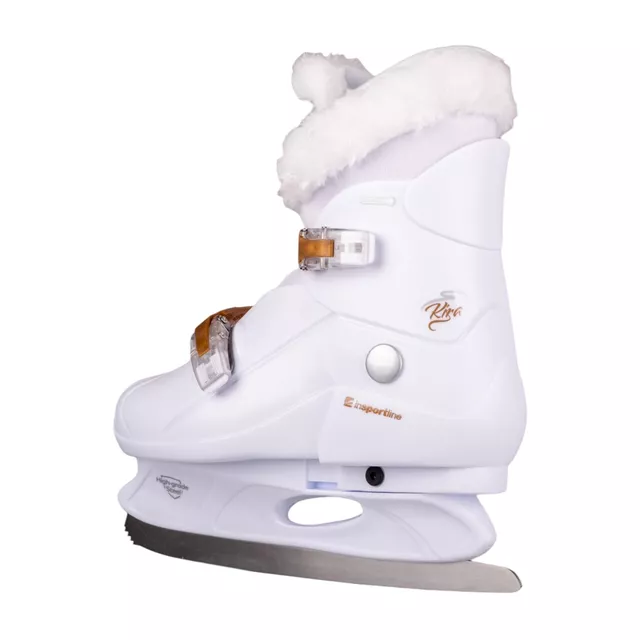 Кънки за лед inSPORTline Kira Pro с подплата, Бял