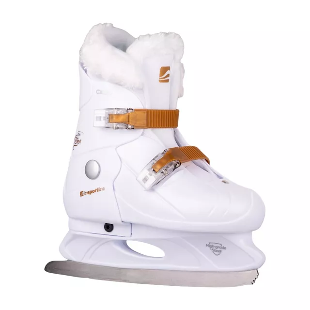 Кънки за лед inSPORTline Kira Pro с подплата, Бял