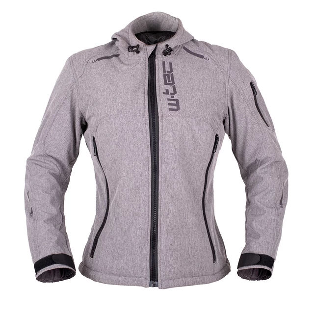 Дамско мото яке Softshell W-TEC Algenia - сиво - сиво