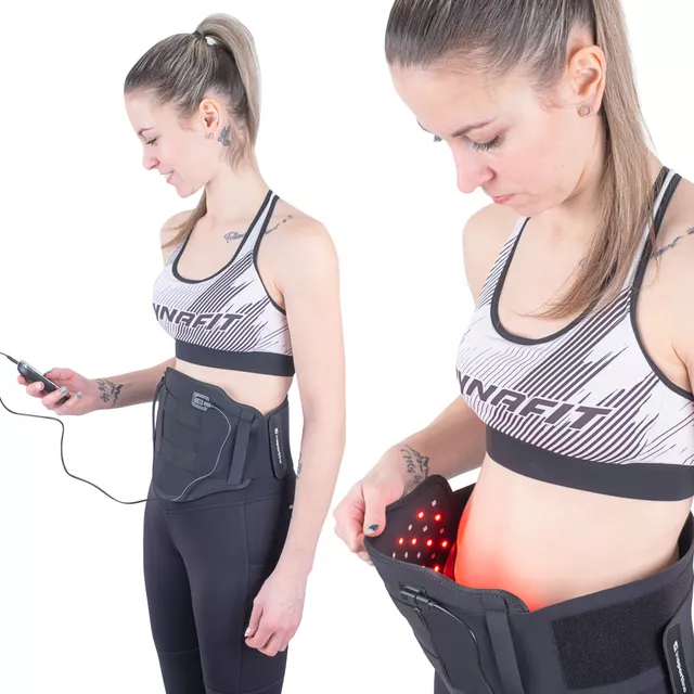 Колан за кръст с инфрачервена светлина inSPORTline Ilyros