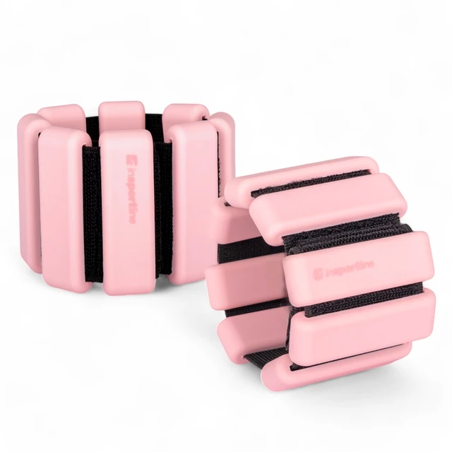 Фитнес тежести за китка/глезен inSPORTline Brace 2 x 0,5 кг - черен