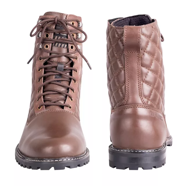 Дамски мото боти W-TEC Leocia Brown - кафяв