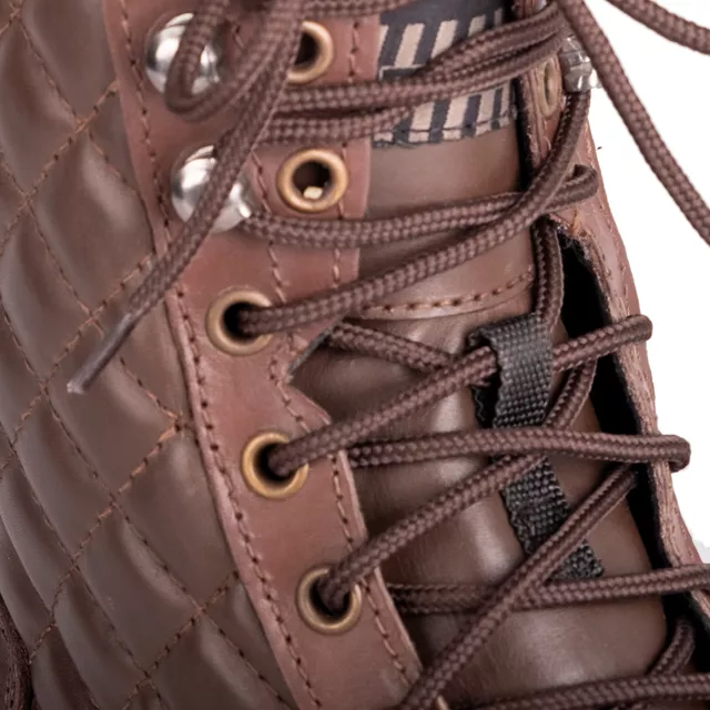 Дамски мото боти W-TEC Leocia Brown - кафяв