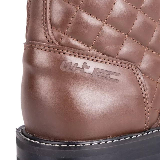 Дамски мото боти W-TEC Leocia Brown - кафяв