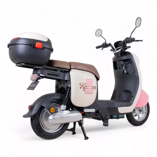 Електрически скутер Keren Beike 10 - hnědo-červená