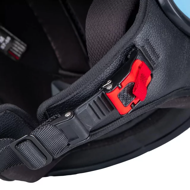 Отворена мото каска W-TEC Baraldo Celeste Отворена каска