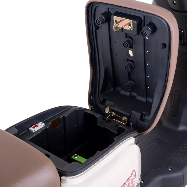 Електрически скутер Keren Beike 10 - hnědo-červená