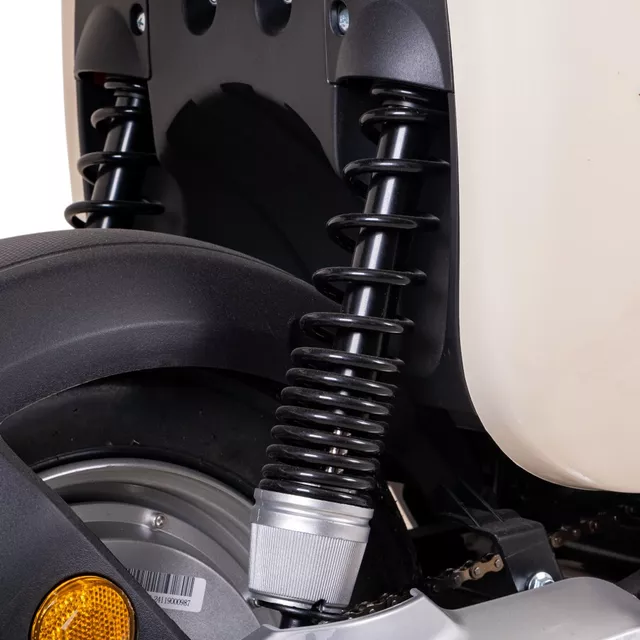 Електрически скутер Keren Beike 10 - hnědo-červená