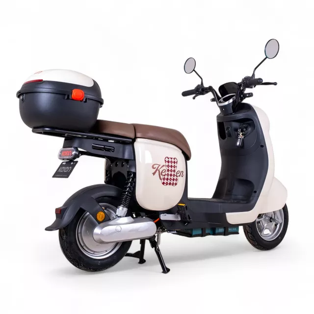 Електрически скутер Keren Beike 10 - hnědo-červená