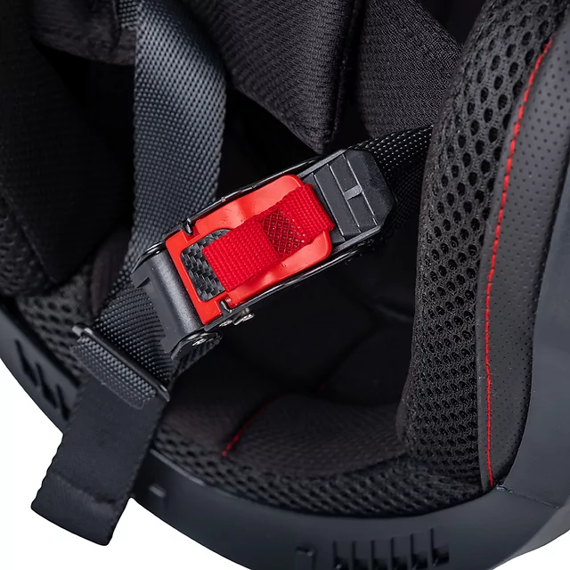 Мото каска W-TEC Barcela - матирано черно