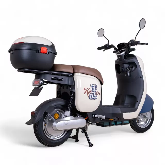 Електрически скутер Keren Beike 10 - hnědo-červená