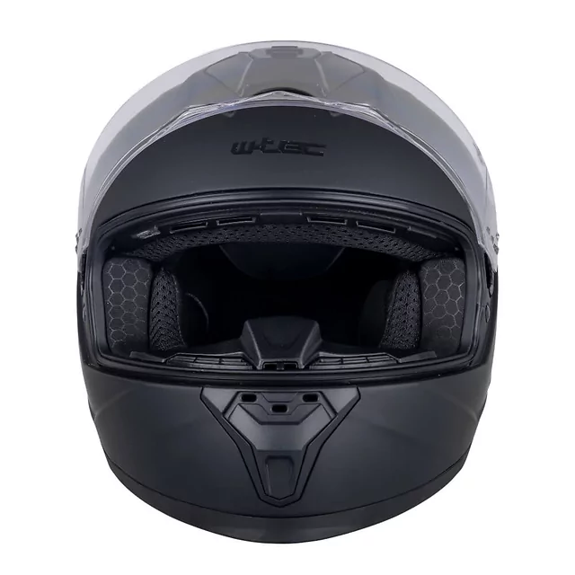 Детска мото каска W-TEC Basmeck - черен мат