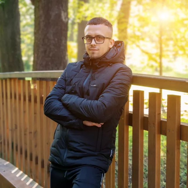 Мъжко яке с подгряване W-TEC HEATborg - черен