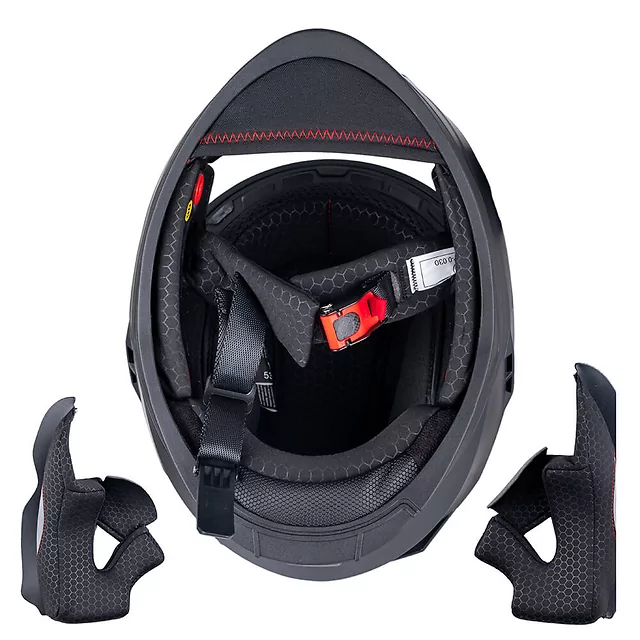 Детска мото каска W-TEC Basmeck - черен мат