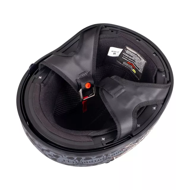 Мото каска W-TEC Black Heart V535 Cross Skull