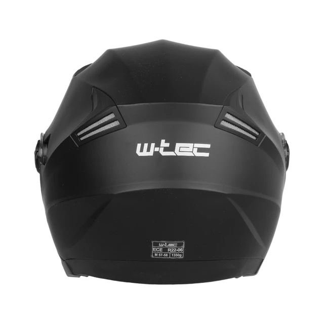 Мото каска W-TEC Barcela - матирано черно