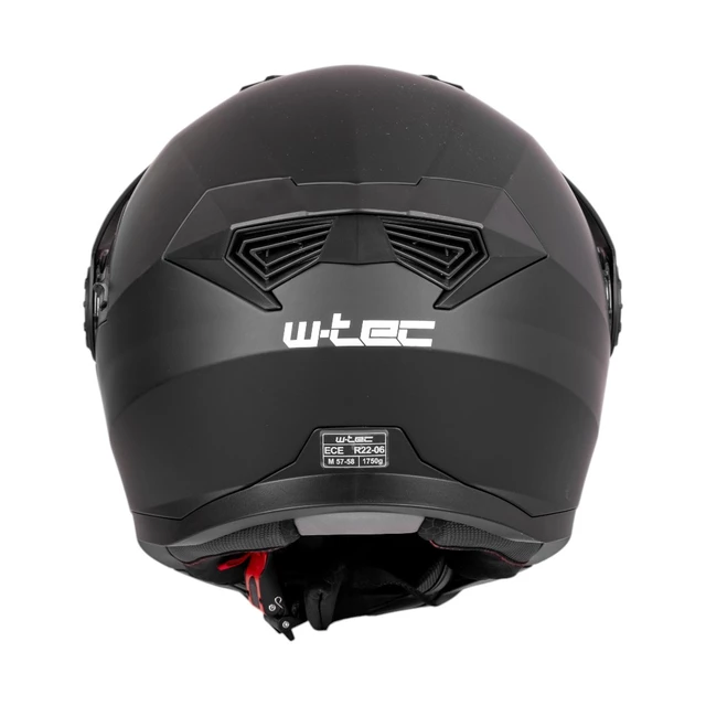 Мото каска W-TEC Biscaia P/J - черен гланц