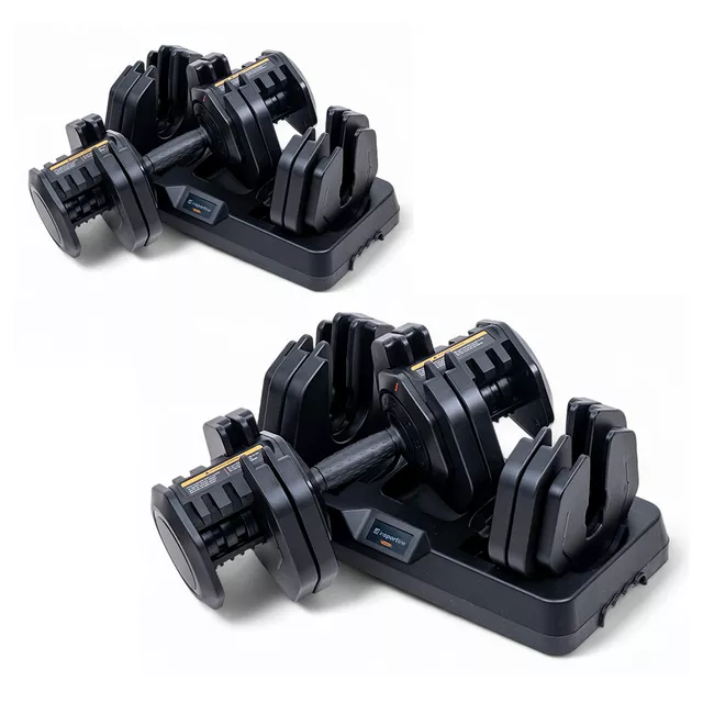 Комплект регулируеми дъмбели inSPORTline DuraBell® 2x 5-41 кг