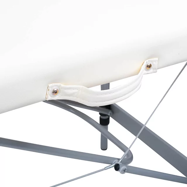 Алуминиева масажна маса inSPORTline Morrani 186 × 60 × 62.5–85.5 см - сметана