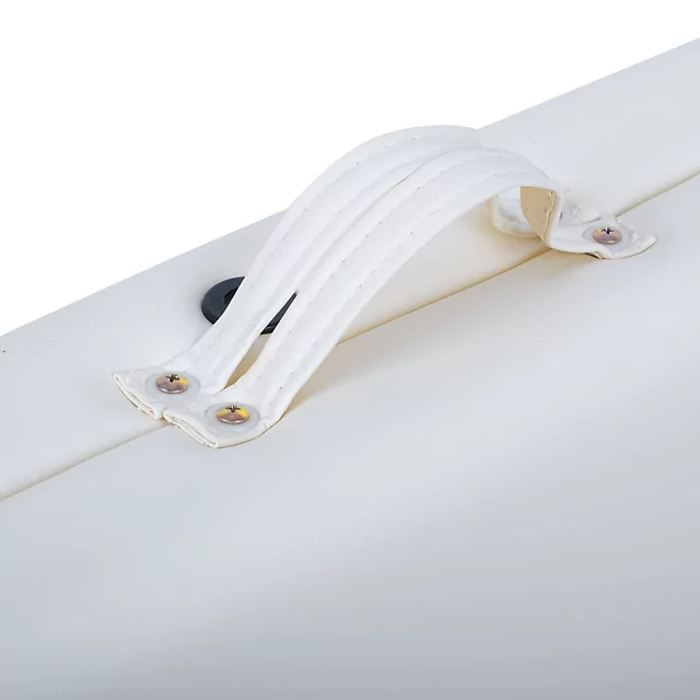 Алуминиева масажна маса inSPORTline Morrani 186 × 60 × 62.5–85.5 см - сметана