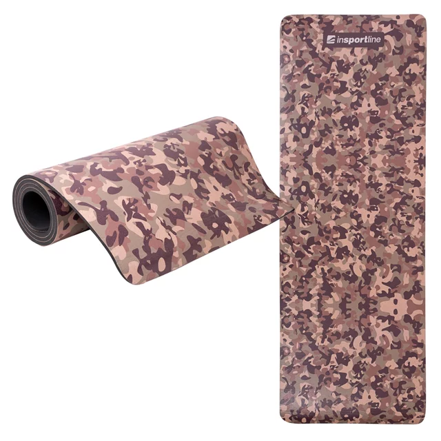 Постелка inSPORTline Camu 173x61x0,4 cm - Маскировъчно сиво - Маскировъчно кафяво