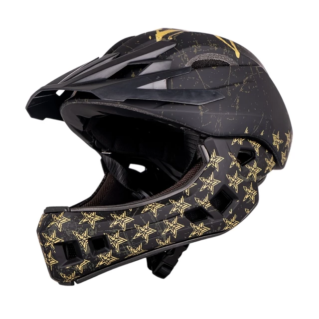 Каска за спускане W-TEC Delgada - Golden Stars