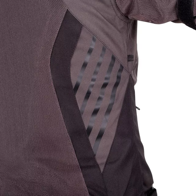 Дамско лятно мото яке W-TEC Jelsa - Сив-Жълт - šedá-fluo
