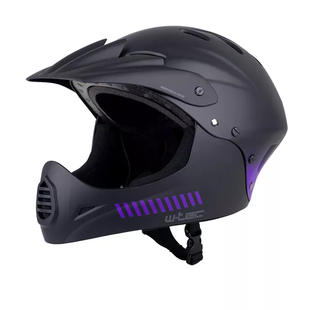 Каска Downhill W-TEC Campanero Noir Violet
