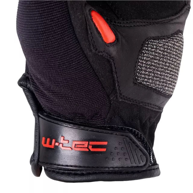 Мото ръкавици W-TEC Valelungo – черно-червени - черно и червено