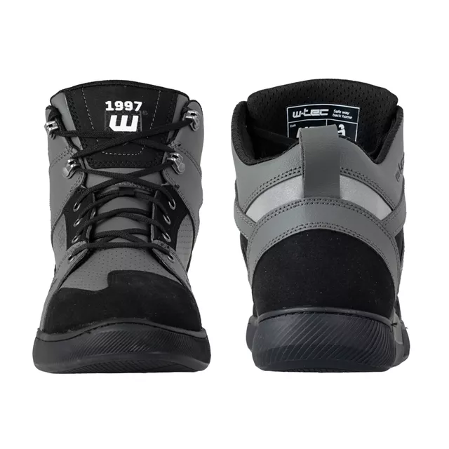 Мото обувки W-TEC Milwook - сиво-черно