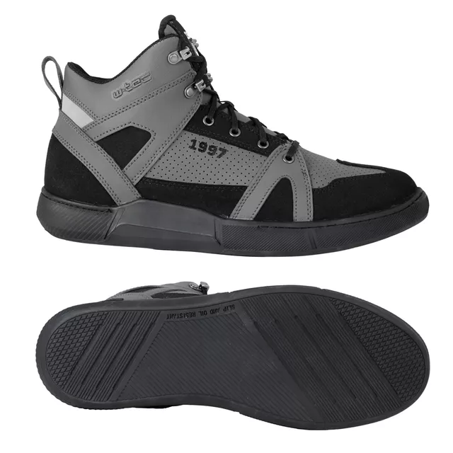 Мото обувки W-TEC Milwook - сиво-черно