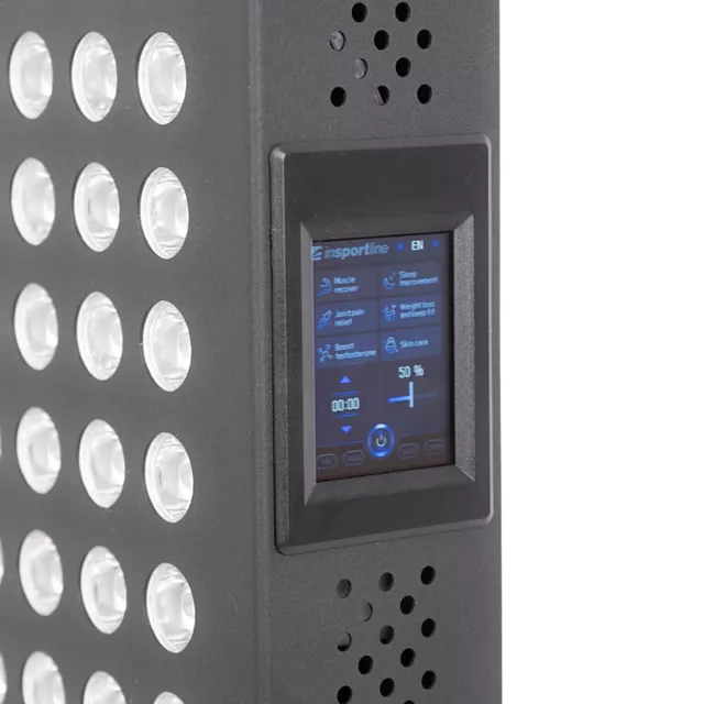 Инфрачервен LED панел inSPORTline Lustar - 300 LED - черен