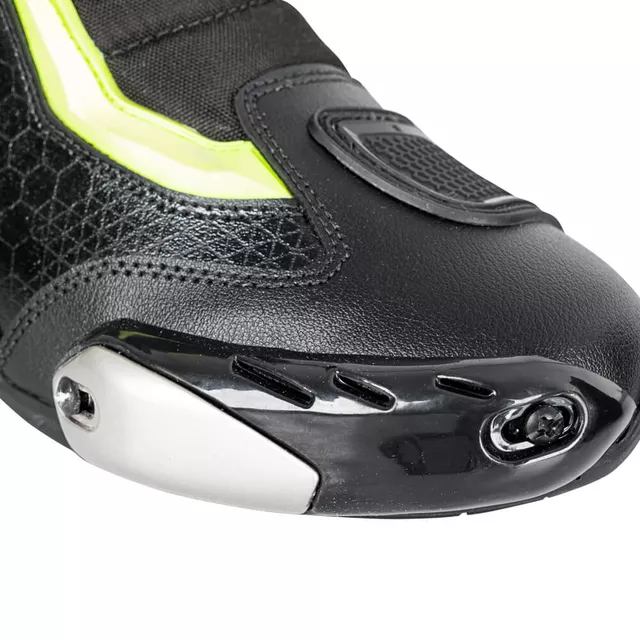 Мотоциклетни ботуши W-TEC GlamCE - черно-бяло-червено