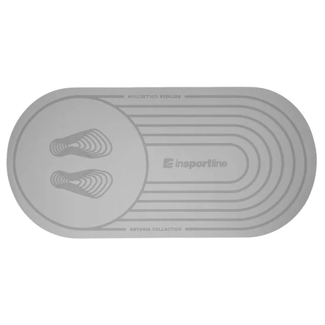 Постелка за упражнения inSPORTline Ampfinity 123 × 60 × 0,6 см – сива - сиво