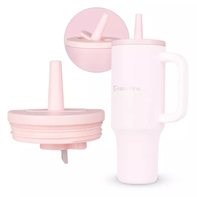 Резервна капачка за термо чаша inSPORTline Cocoanna 1200ml - розов