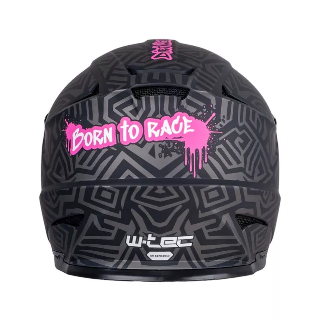 Downhill каска W-TEC Richpike - Moss Forest