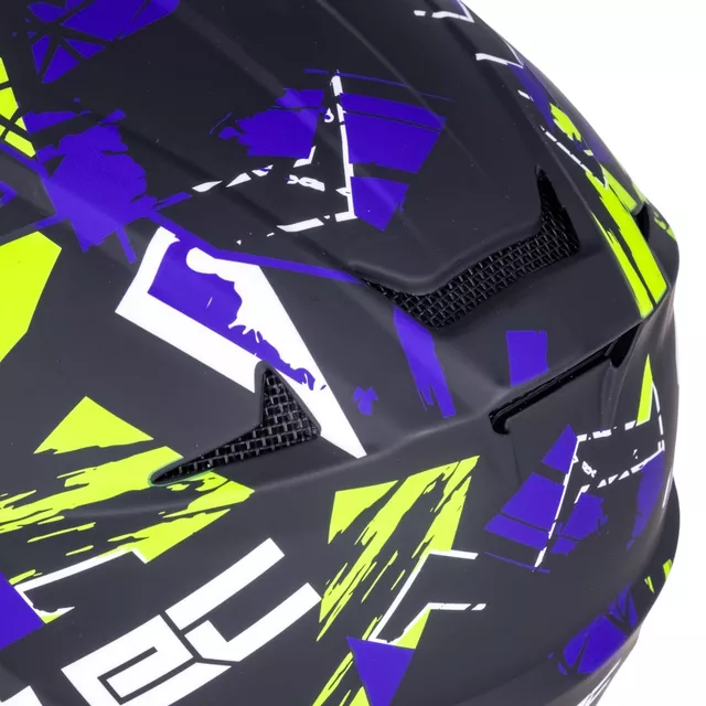 Downhill каска W-TEC Richpike - Moss Forest