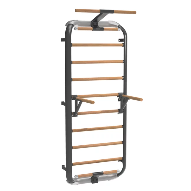 Шведска стена inSPORTline Wootkit 220x86 см - черен