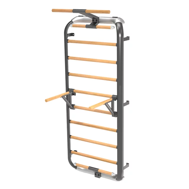 Шведска стена inSPORTline Wootkit 220x86 см - черен