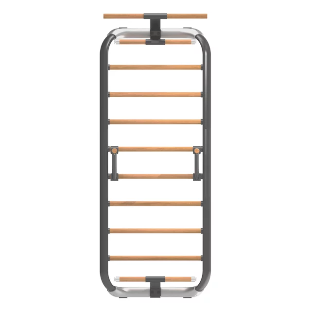 Шведска стена inSPORTline Wootkit 220x86 см - черен