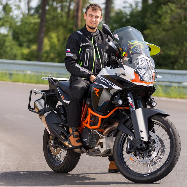 Мото панталон Softshell W-TEC Erkalis - черен