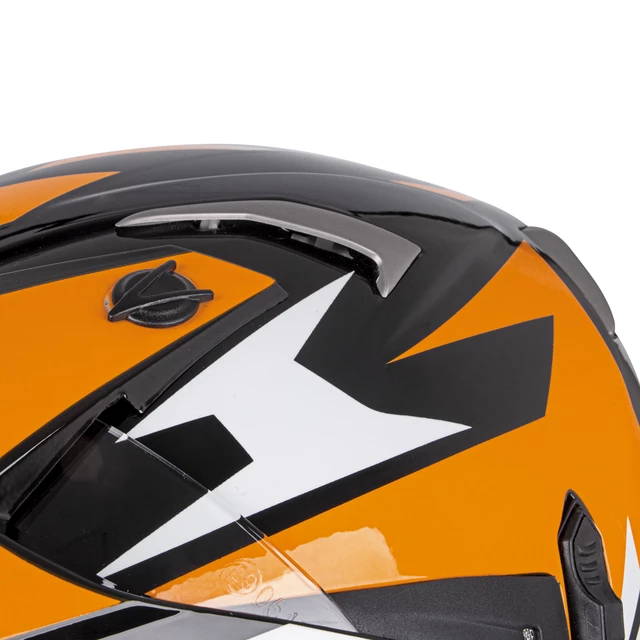 Мото каска W-TEC Dualsport - Флуо Жълт-Син