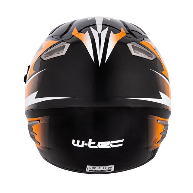 Мото каска W-TEC Dualsport - Флуо Жълт-Син