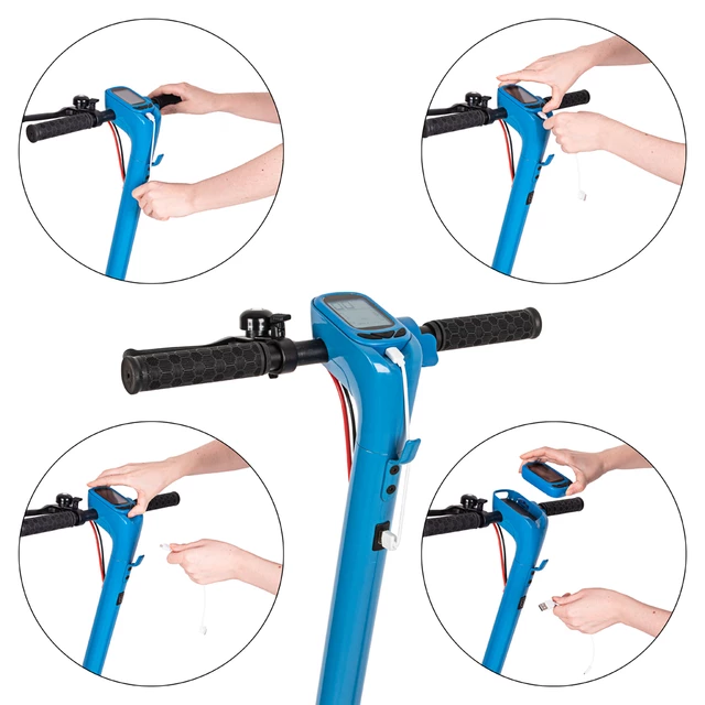 Електрическа тротинетка W-TEC Dalfin 10" - сиво
