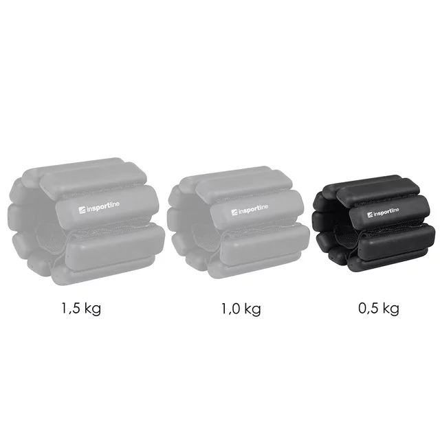 Фитнес тежести за китка/глезен inSPORTline Brace 2 x 0,5 кг