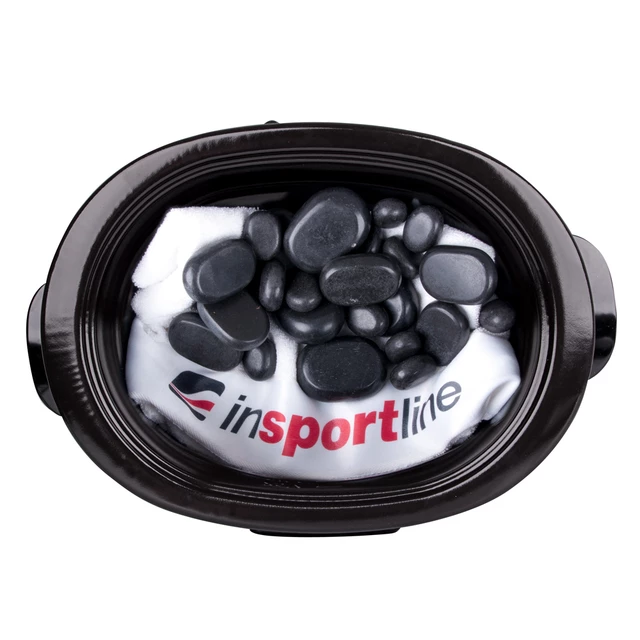 Подгряващ съд на вулканични камъни за масаж  inSPORTline River Stone PRO
