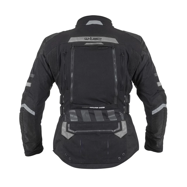 Мъжко мото яке W-TEC Aircross - черно-златисто