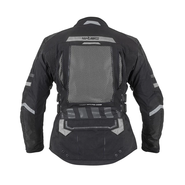 Мъжко мото яке W-TEC Aircross - черно-златисто
