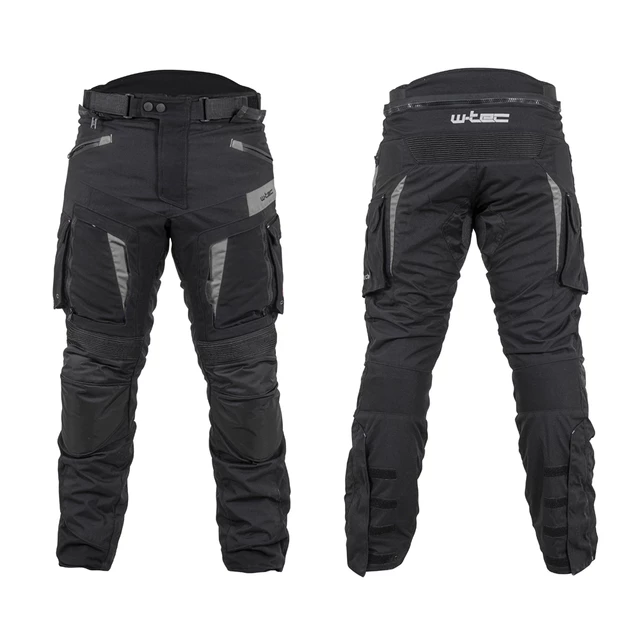Мото панталони W-TEC Aircross - черно-жълто
