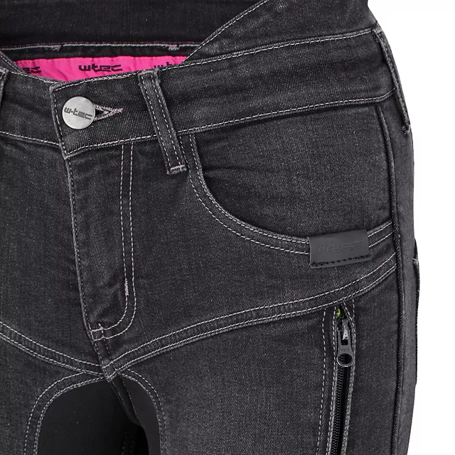 Дамски мото джинси W-TEC Biterilla Eva Lady - син